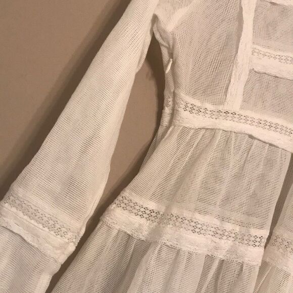 NWT Free People Lace Trimmed Sheer Tunic - Size XS - Picture 3 of 14